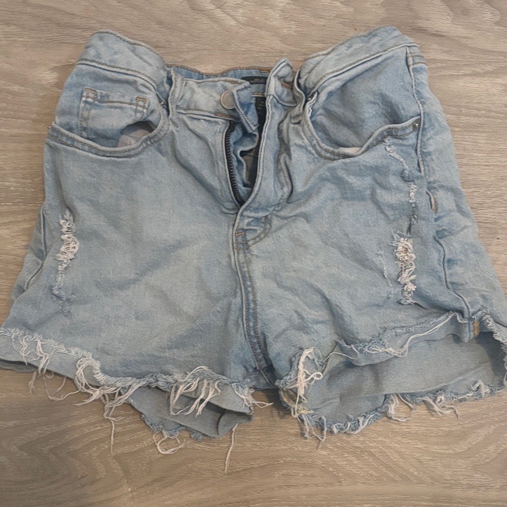 Wild Fable Light Blue Ripped Jean Shorts